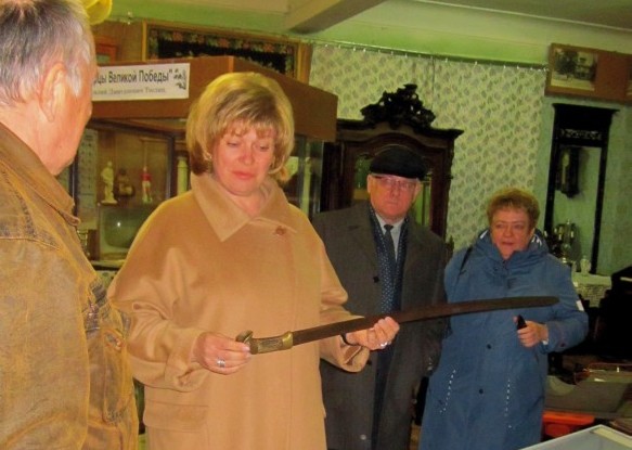 Светлана Краснощекова  в Аткарском краеведческом музее